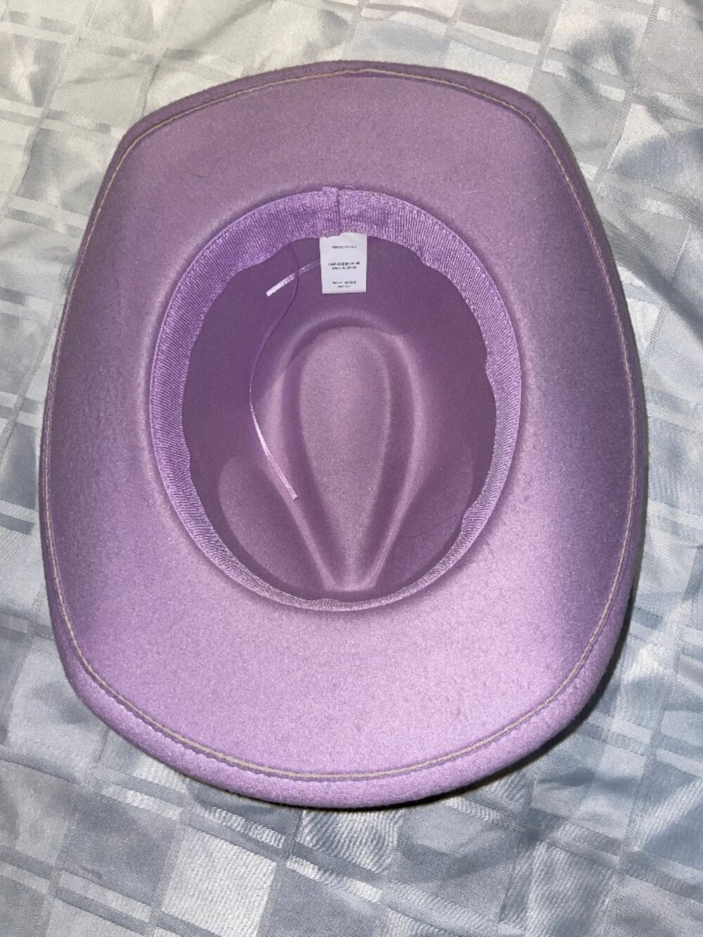 Lavender Rhinestone Cowgirl western hat - Picture 8 of 11
